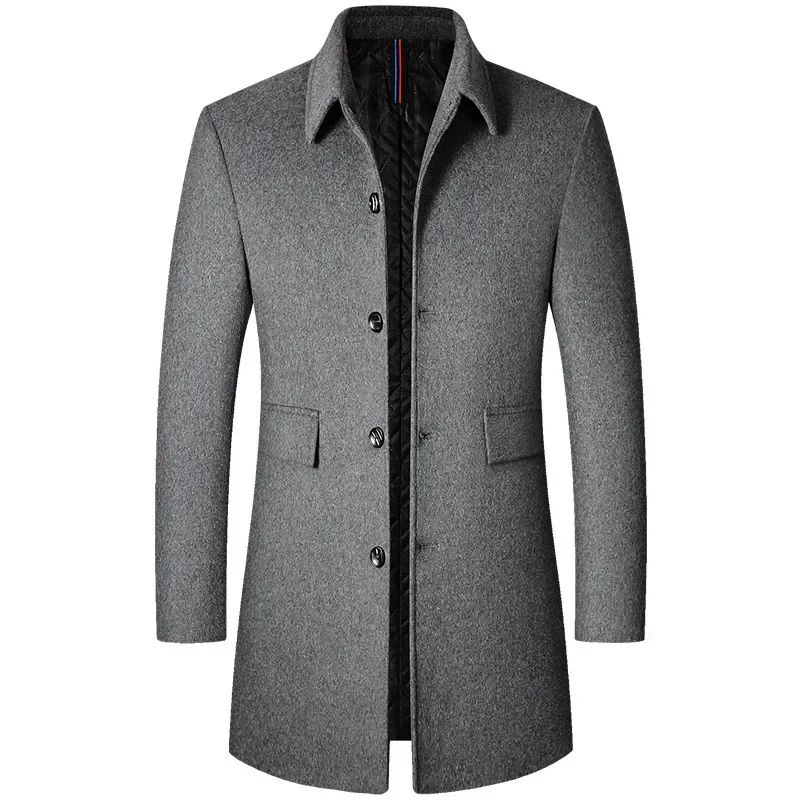 TFETTERS Brand Winter Coat for Man 2025 Autumn Solid Turn-Down Collar Wool Long Jacket Mens New Business Casual Keep Outerwear
TFETTERS Brand Winter Coat for Man 2025 Autumn Solid Turn-Down Collar Wool Long Jacket Mens New Business Casual Keep Outerwear