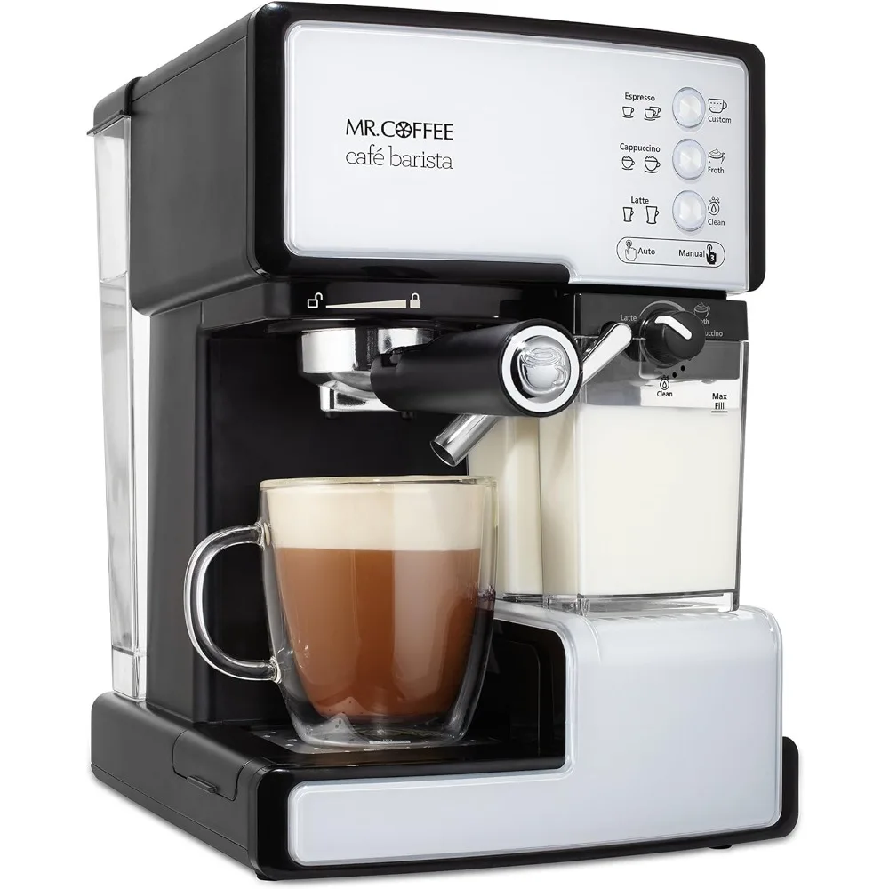 Automatic 3-in-1espresso Maker, Cappuccino Latte Maker Pump System .One-touch Control Panel, Removable Water and Milk Reservoirs
Automatic 3-in-1espresso Maker, Cappuccino Latte Maker Pump System .One-touch Control Panel, Removable Water and Milk Reservoirs
