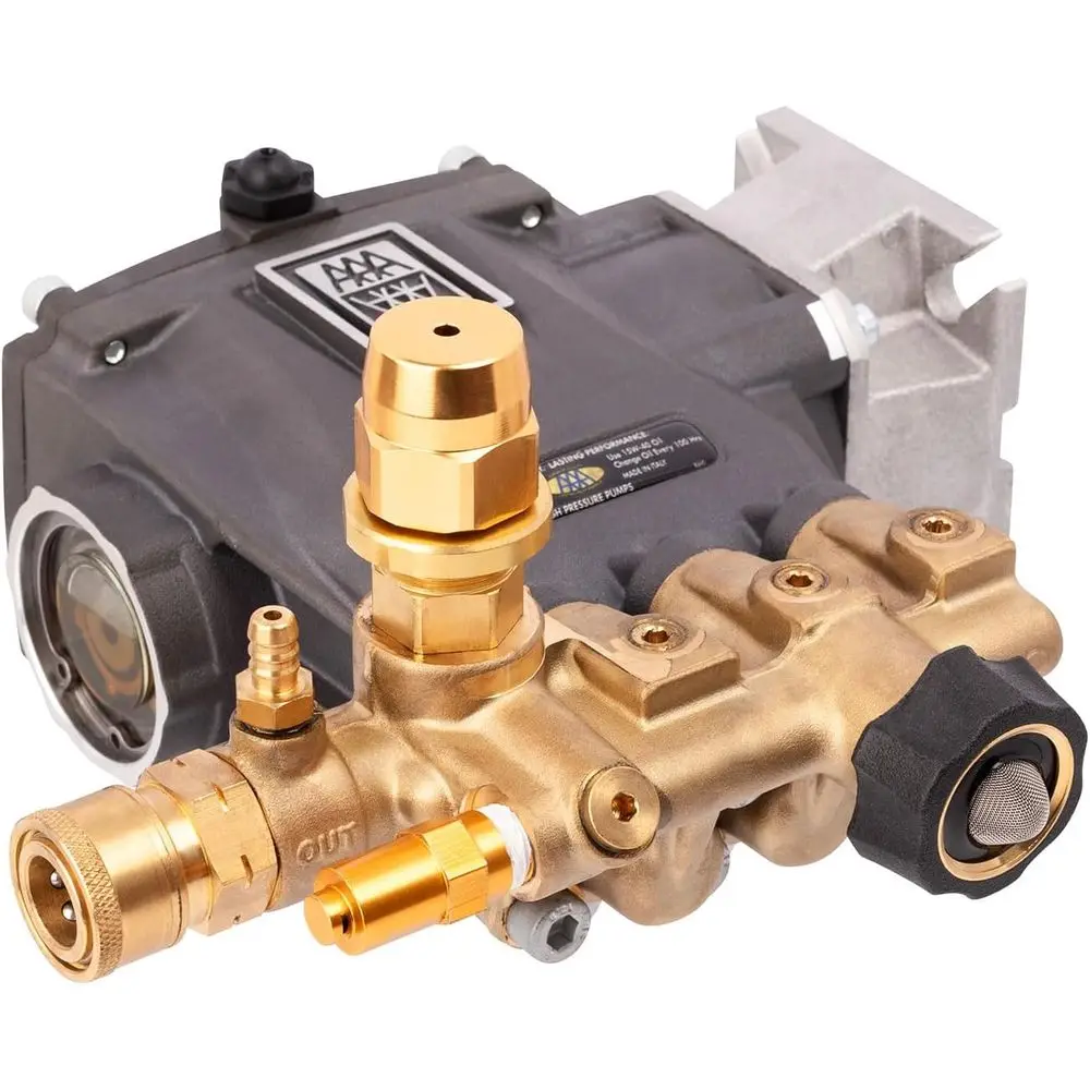 Horizontal Triplex Plunger Pump Kit, 3600 PSI, 2.5 GPM, 3/4 Hollow Shaft, AAA Rated
Horizontal Triplex Plunger Pump Kit, 3600 PSI, 2.5 GPM, 3/4 Hollow Shaft, AAA Rated