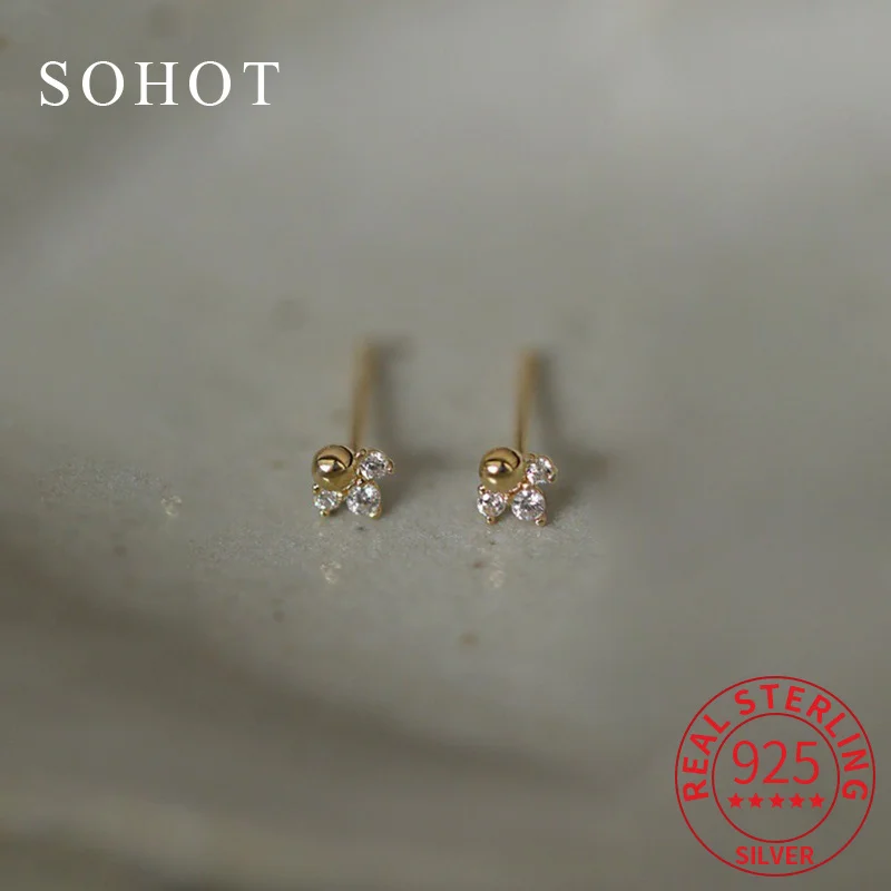 Real 925 Sterling Silver Luxurious Mini Round Bead Zircon Stud Earrings for Charming Women Fine Jewelry Exquisite Accessory
Real 925 Sterling Silver Luxurious Mini Round Bead Zircon Stud Earrings for Charming Women Fine Jewelry Exquisite Accessory