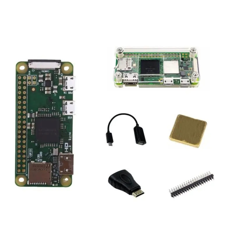 Exquisite-Acrylic Case Mini HD Micro USB OTG Cable For Raspberry Pi Zero 2 W- Basic Kit Includes Pin Header Pure Copper Heat Sin
Exquisite-Acrylic Case Mini HD Micro USB OTG Cable For Raspberry Pi Zero 2 W- Basic Kit Includes Pin Header Pure Copper Heat Sin
