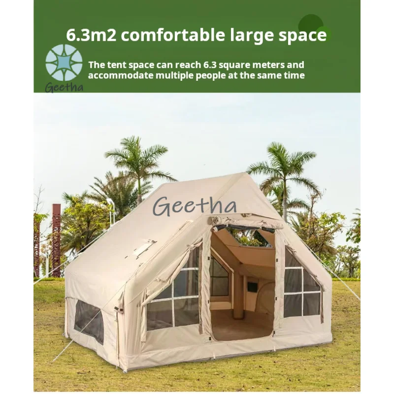 Hot Sale Low Price 12 Person Camping Inflatable Tent 6 Sqm 420d Oxford 2 Rooms Camping Glamping Air Inflatable Tent
Hot Sale Low Price 12 Person Camping Inflatable Tent 6 Sqm 420d Oxford 2 Rooms Camping Glamping Air Inflatable Tent