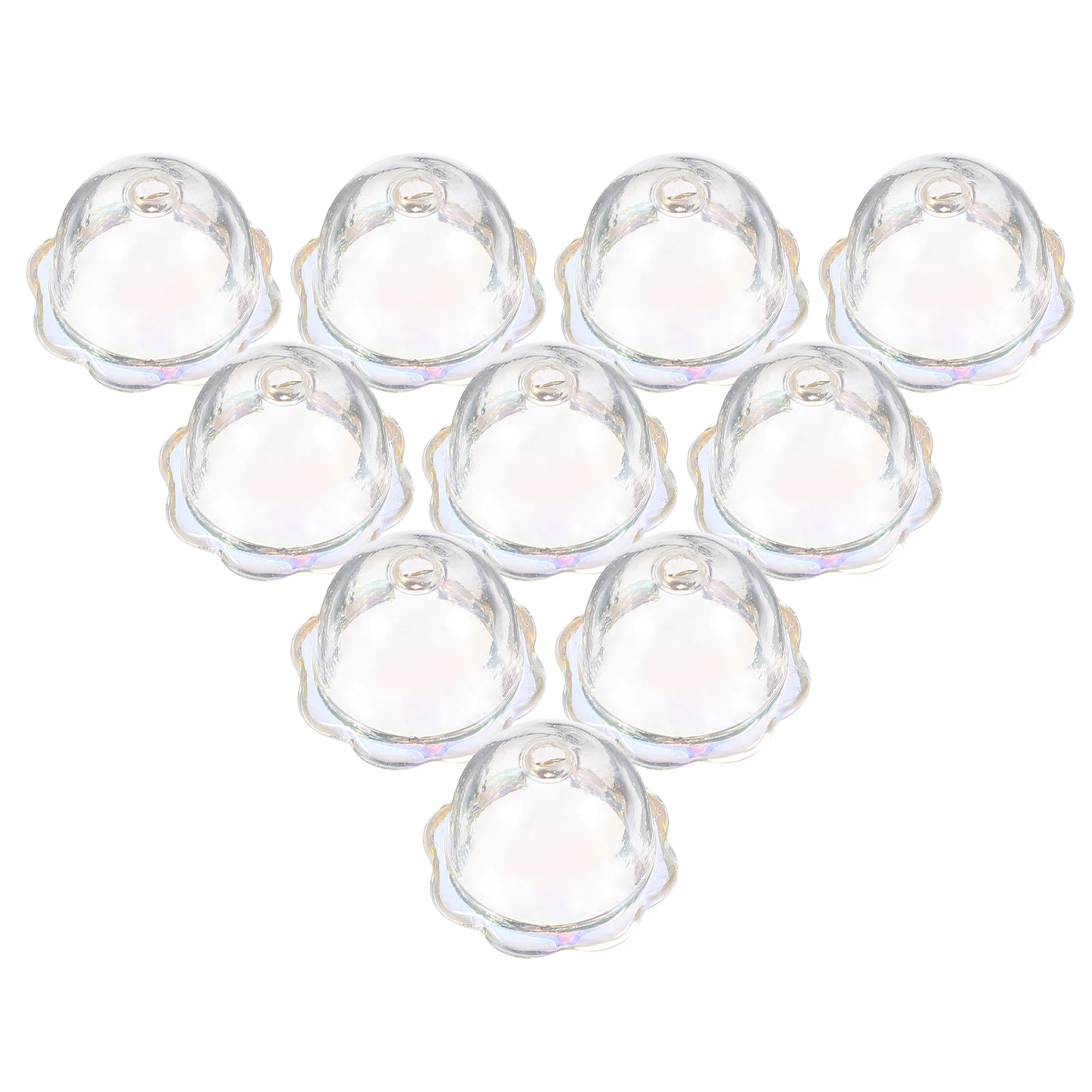 10pcs Transparent Wind Chime Beads Clear Bell Shaped DIY Jewelry Making Supplies Loose Craft Prism Accessories
10pcs Transparent Wind Chime Beads Clear Bell Shaped DIY Jewelry Making Supplies Loose Craft Prism Accessories