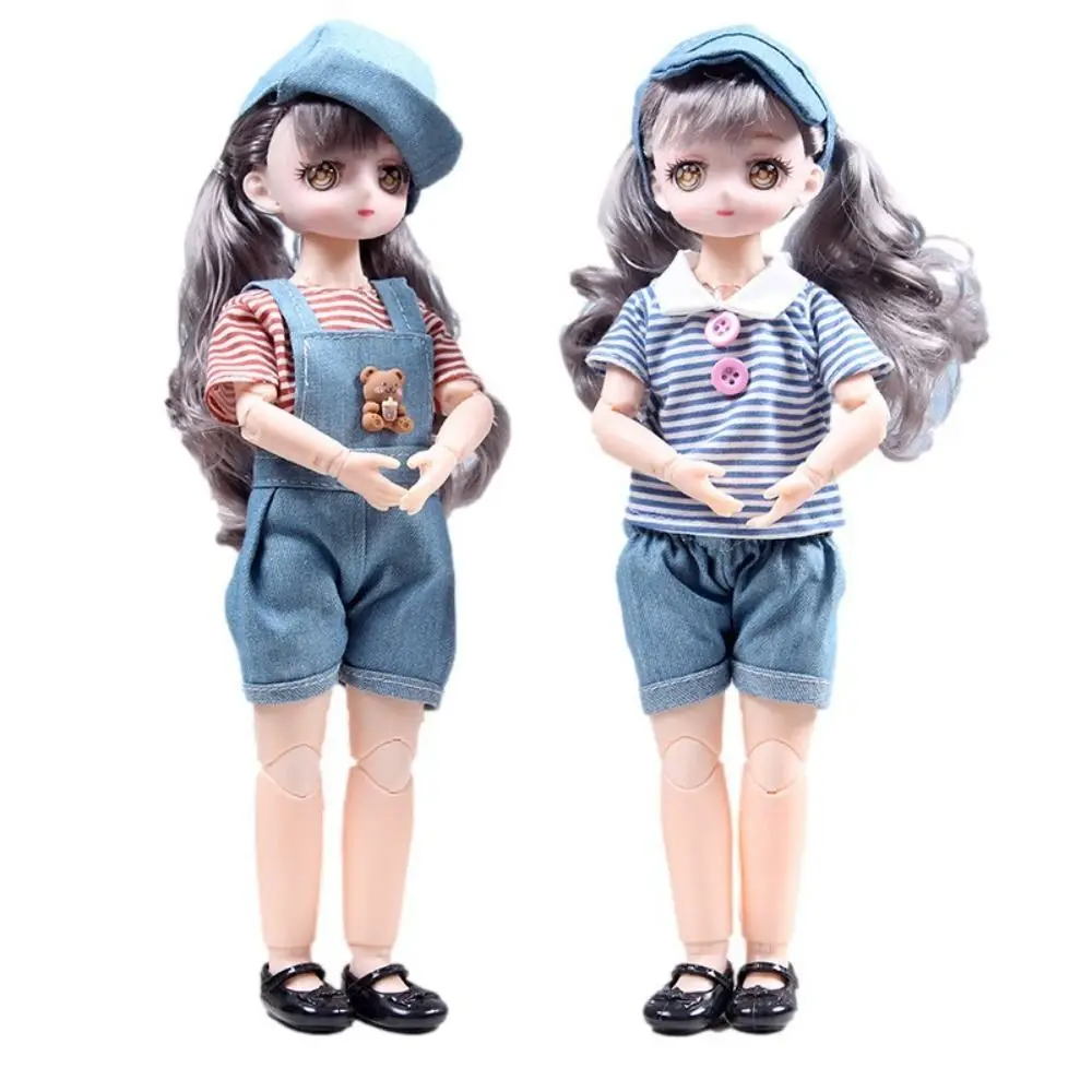 Dressing Doll Spherical Joint 30cm Bjd Doll with Clothes 3D Eyes Hinged Doll Cute Colorful 1/6 Bjd Dolls Children
Dressing Doll Spherical Joint 30cm Bjd Doll with Clothes 3D Eyes Hinged Doll Cute Colorful 1/6 Bjd Dolls Children