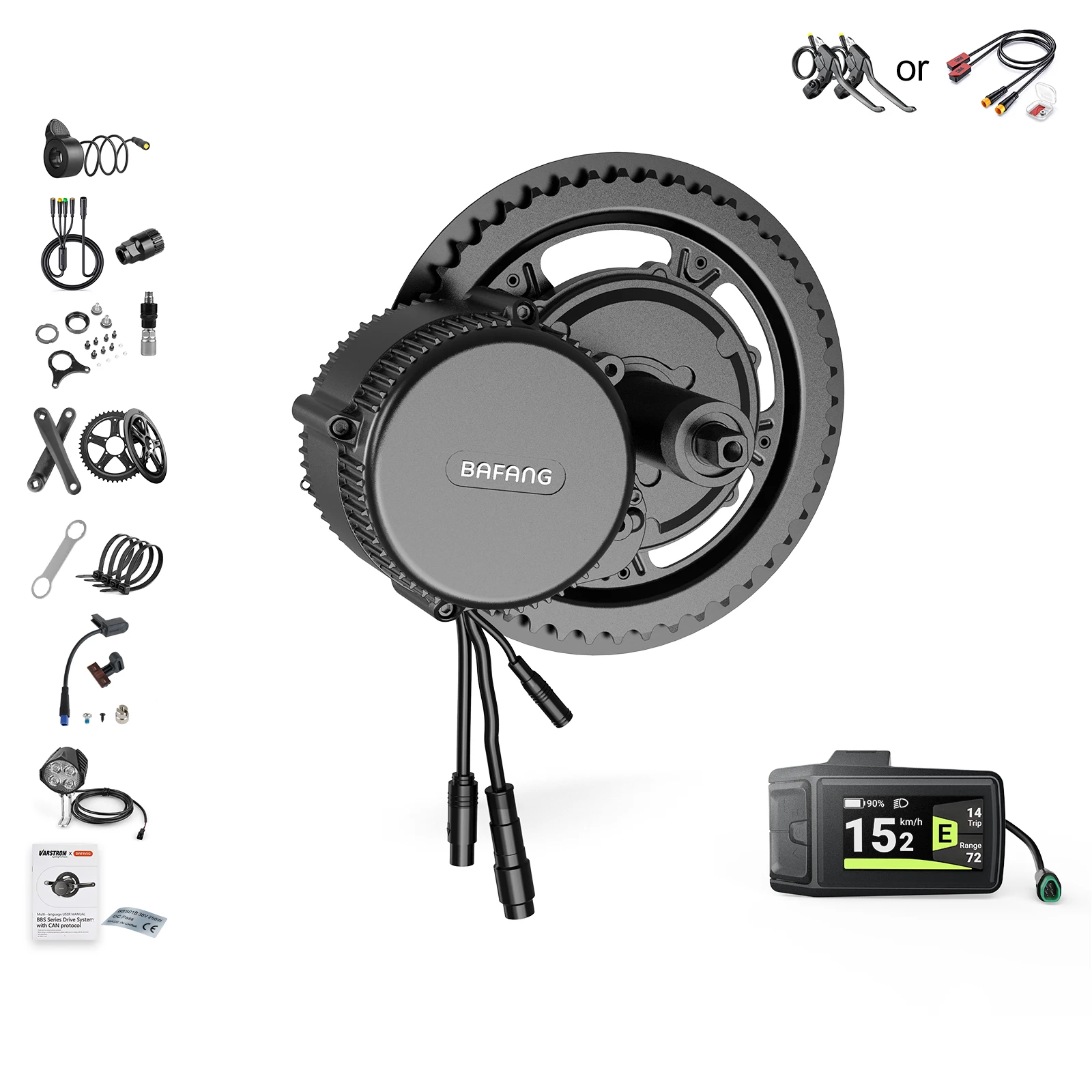 Bafang BBS02 Kit Motor Mountain Bicycle Conversion Ebike Mid Drive BBS02B 750W Electric Engine 68mm -73mm Bottom Bracket Size
Bafang BBS02 Kit Motor Mountain Bicycle Conversion Ebike Mid Drive BBS02B 750W Electric Engine 68mm -73mm Bottom Bracket Size