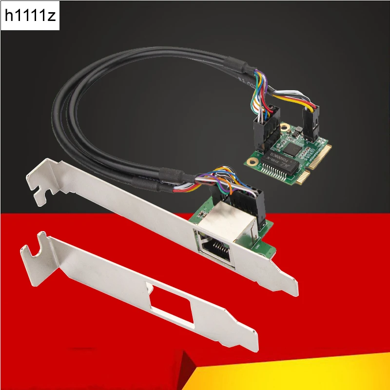 2.5Gb Network Card 2500mbps Gigabit Ethernet Card Lan Adapter 8125B Bracket 1 Port RJ45 Mini PCIe Network Adapter for PC Desktop
2.5Gb Network Card 2500mbps Gigabit Ethernet Card Lan Adapter 8125B Bracket 1 Port RJ45 Mini PCIe Network Adapter for PC Desktop