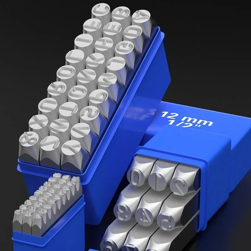 Steel Die Metal Punch Kit 3/4/5/6/8/10/12mm Number Letter Alphabet Punch Tools DIY Jewelry Gold Silver Metal Leather LOGO Stamp
Steel Die Metal Punch Kit 3/4/5/6/8/10/12mm Number Letter Alphabet Punch Tools DIY Jewelry Gold Silver Metal Leather LOGO Stamp