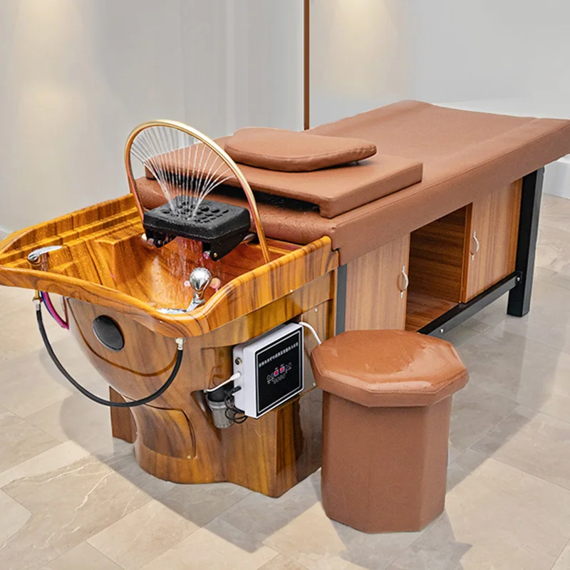 Hair Washing Water Circulation Basin Shower Cosmetologist Professional Spa Aesthetic Japanese Scalp Cama Shampoo Treatment Bed
Hair Washing Water Circulation Basin Shower Cosmetologist Professional Spa Aesthetic Japanese Scalp Cama Shampoo Treatment Bed
