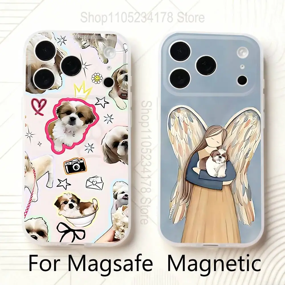 Pet Shih Tzu Dog Frosted Clear Magnetic Phone Case for iPhone 17,16,15,14,13,12,11 Pro,Max,Plus,Mini,Air,E
Pet Shih Tzu Dog Frosted Clear Magnetic Phone Case for iPhone 17,16,15,14,13,12,11 Pro,Max,Plus,Mini,Air,E