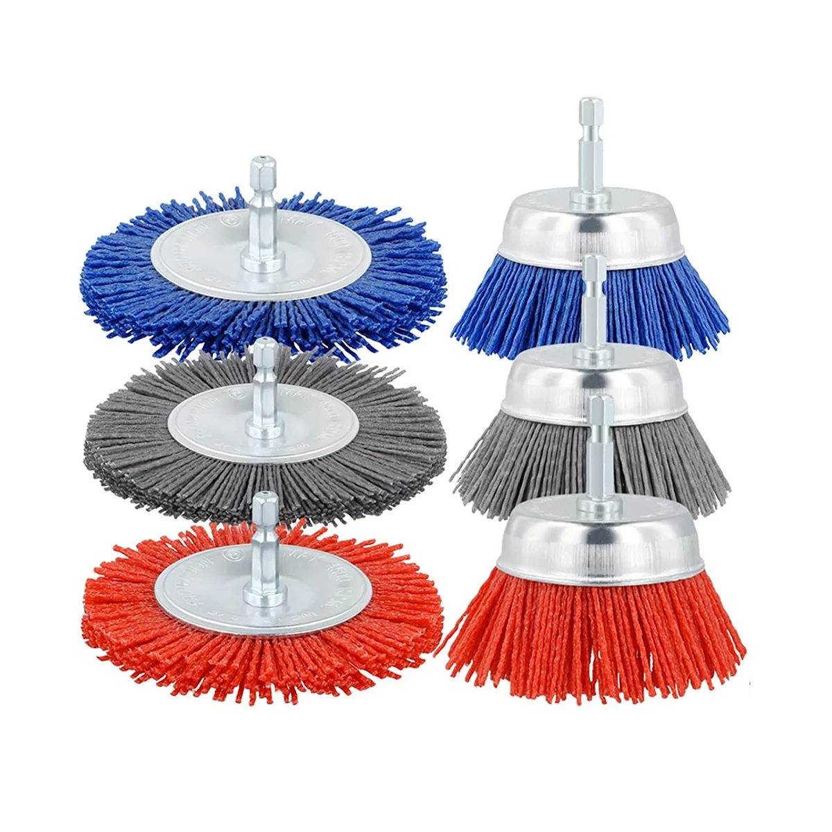 Filament Abrasive Wire Brush Wheels,3Sizes Nylon Drill Brush Set With 1/4In Drill for Removal of Rust Corrosion Paint
Filament Abrasive Wire Brush Wheels,3Sizes Nylon Drill Brush Set With 1/4In Drill for Removal of Rust Corrosion Paint