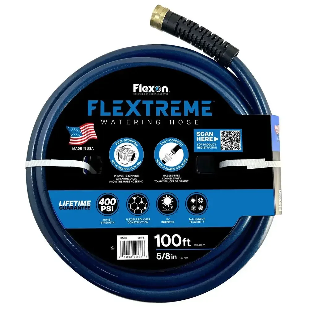 100ft Heavy Duty Watering Hose Brass Coupling UV Resistant Swivel Male Coupling Flex Polymer Construction 400 PSI Flexibility No
100ft Heavy Duty Watering Hose Brass Coupling UV Resistant Swivel Male Coupling Flex Polymer Construction 400 PSI Flexibility No