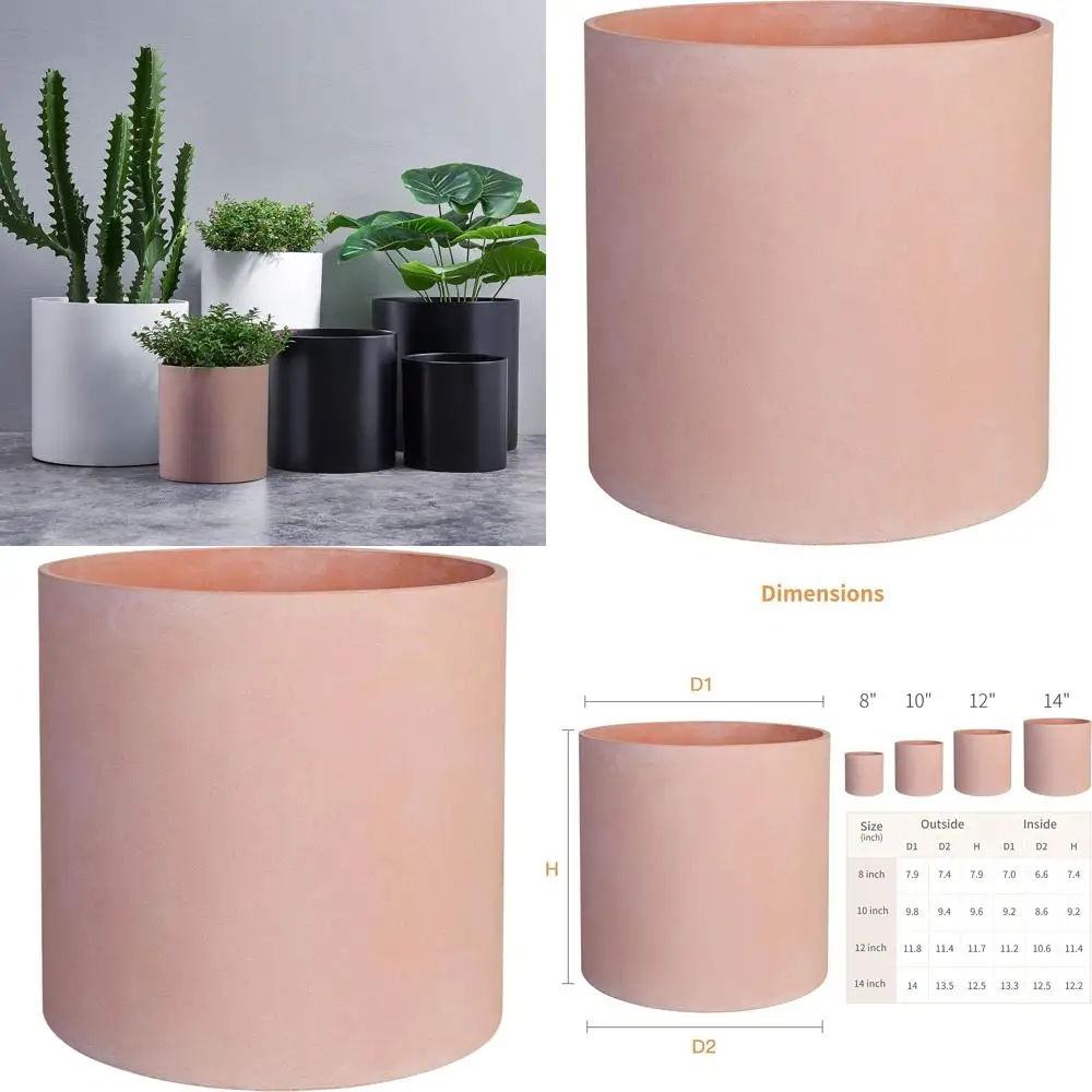 14-дюймовый терракотовый цветочный горшок с дренажным отверстием и сеткой для классической подставки для растений в стиле Century
14-дюймовый терракотовый цветочный горшок с дренажным отверстием и сеткой для классической подставки для растений в стиле Century