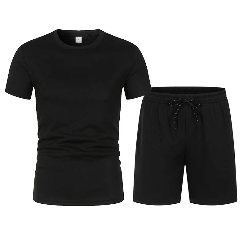 new Summer Men's Fashion Simple Round-Neck T-Shirt + mesh Shorts men Sportswear Two-Piece Set loose Daily tracksuit
new Summer Men's Fashion Simple Round-Neck T-Shirt + mesh Shorts men Sportswear Two-Piece Set loose Daily tracksuit