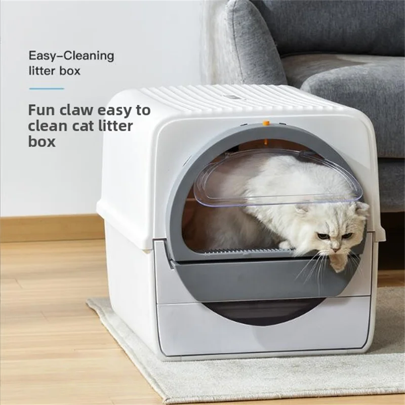 Semi Auto Oversized Easy To Clean Sandboxes Closed Cat Litter Box Kitten Toilet & House Break Bedpan Cats Drawer Potty Container
Semi Auto Oversized Easy To Clean Sandboxes Closed Cat Litter Box Kitten Toilet & House Break Bedpan Cats Drawer Potty Container
