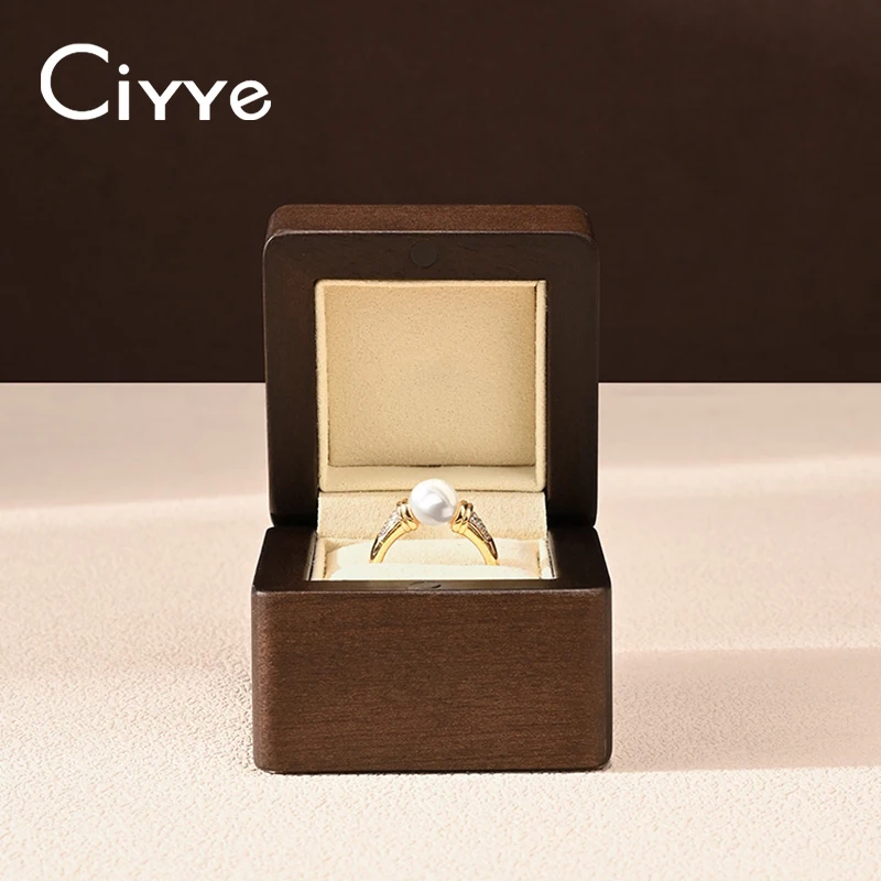 Ciyye Wooden Ring Box Jewelry Organizer Portable Jewelry Ring Display Box Ladies' Gift Festival Wedding Jewelry Ring Storage Box
Ciyye Wooden Ring Box Jewelry Organizer Portable Jewelry Ring Display Box Ladies' Gift Festival Wedding Jewelry Ring Storage Box