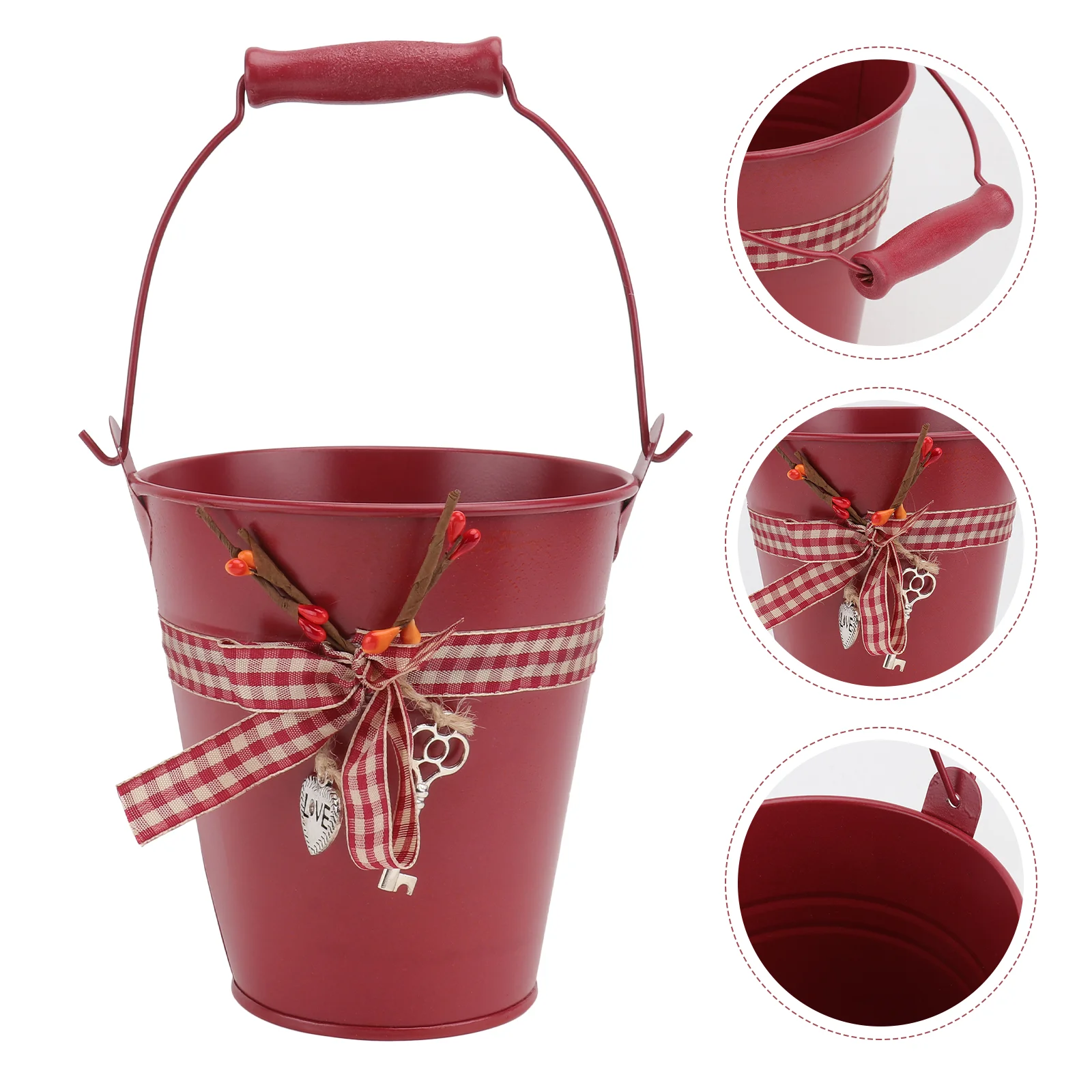 Mini Buckets Tin Flower Pot Water Pitcher Metal Barrel Decorative Iron LED Light Bulb Kettle
Mini Buckets Tin Flower Pot Water Pitcher Metal Barrel Decorative Iron LED Light Bulb Kettle