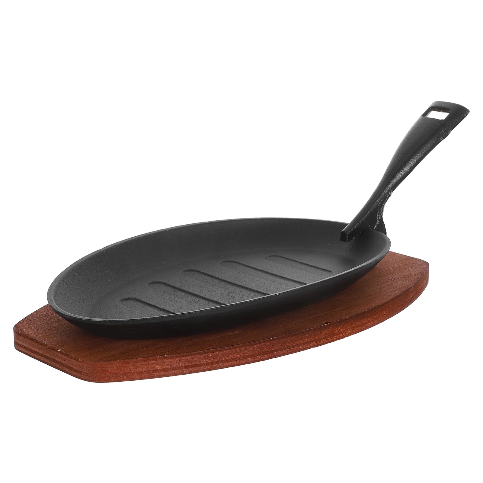 1Set Cast Iron Grill Plate Striped Design for Searing Steaks Oven Stovetop Use Western Cuisine Cooking Cast Iron Steak Pan
1Set Cast Iron Grill Plate Striped Design for Searing Steaks Oven Stovetop Use Western Cuisine Cooking Cast Iron Steak Pan