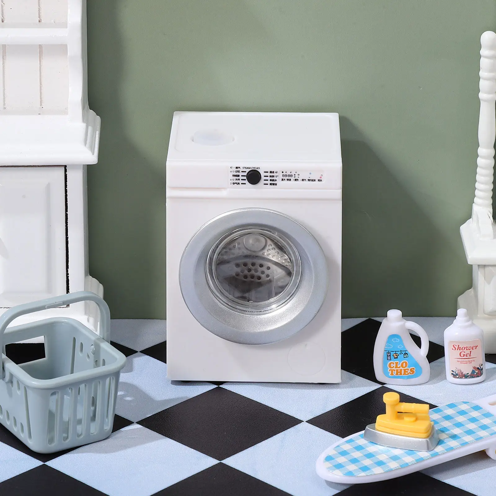 1 12 Scale Miniature Washing Machine Accurate Rotatable Door Rechargeable Portable Home Layout Prop Mini Washer Machine
1 12 Scale Miniature Washing Machine Accurate Rotatable Door Rechargeable Portable Home Layout Prop Mini Washer Machine