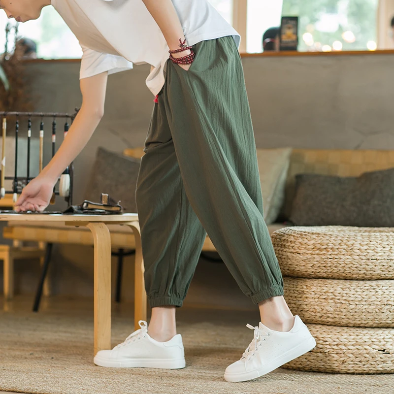 2023 Summer Japanese Large Size 5xl Mens Cotton Linen Loose Linen Ankle-length Pants Shanghai Blue East Style Cotton Capri Grey
2023 Summer Japanese Large Size 5xl Mens Cotton Linen Loose Linen Ankle-length Pants Shanghai Blue East Style Cotton Capri Grey