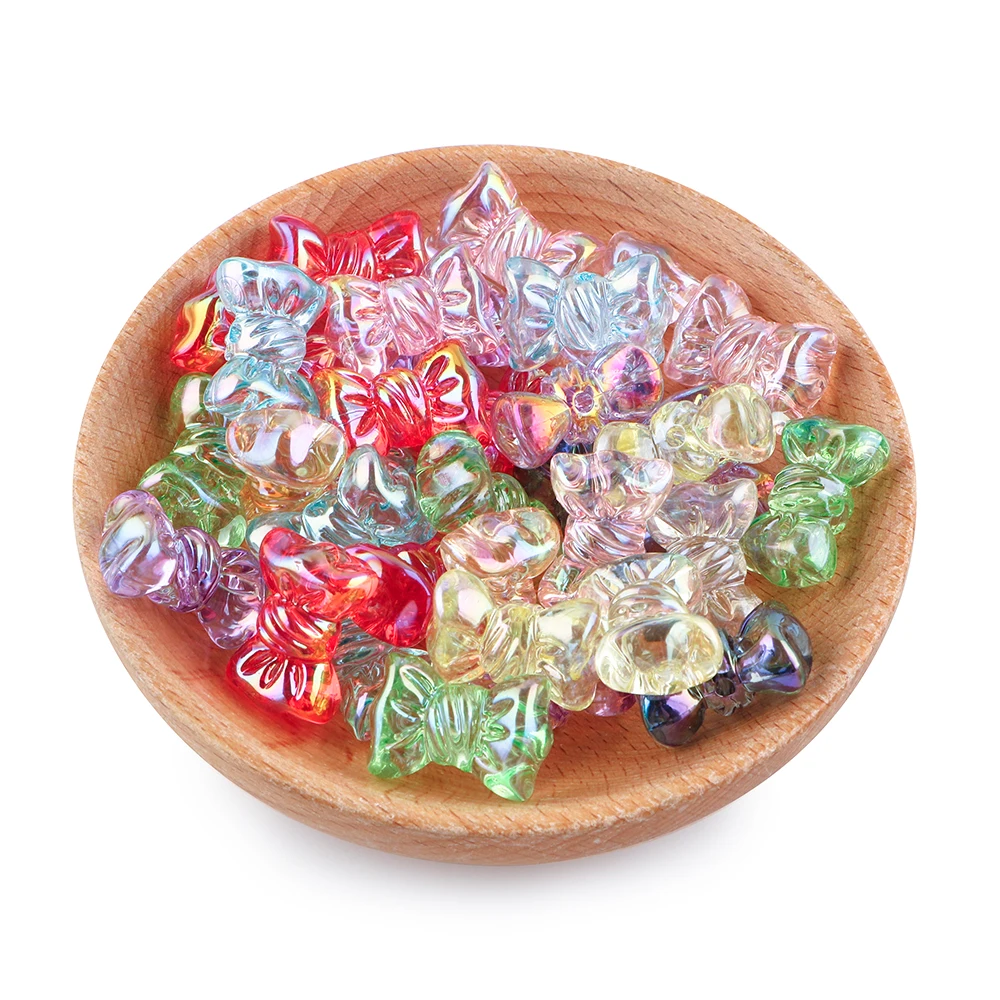 20Pcs/Lot 23MM Transparent Bow Acrylic Beads For Jewelry Making DIY Handmade Bracelets Accessories
20Pcs/Lot 23MM Transparent Bow Acrylic Beads For Jewelry Making DIY Handmade Bracelets Accessories