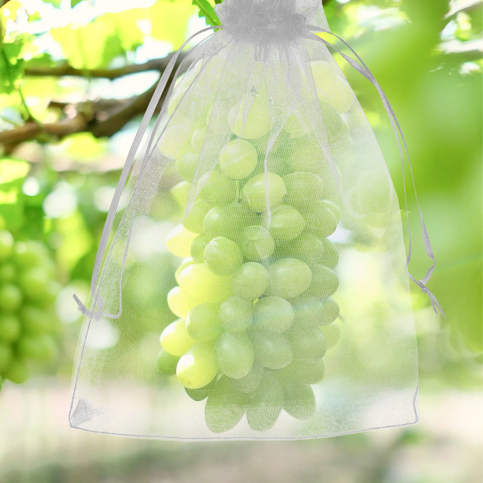 50Pcs Fruit Netting Bags Mesh Protective Covers Easy Install Detach Reusable for Gardens Fruit Bags Mesh Bag with Drawstring
50Pcs Fruit Netting Bags Mesh Protective Covers Easy Install Detach Reusable for Gardens Fruit Bags Mesh Bag with Drawstring