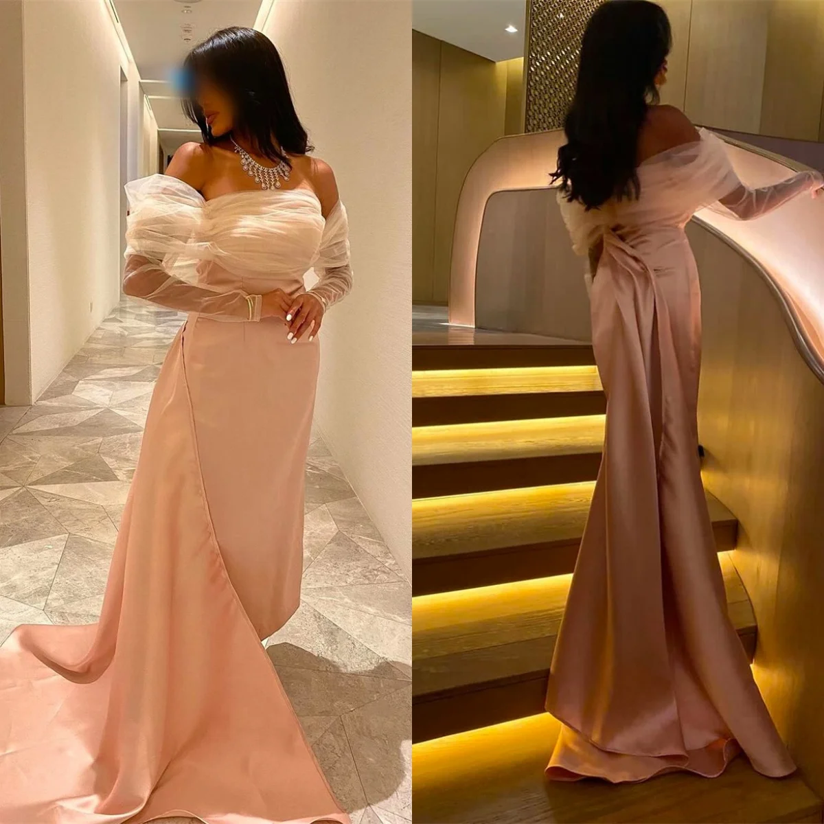 Customized Classic pink Jersey Evening Dress Exquisite Strapless Off the Shoulder Long Sleeves Zipper Back Homecoming Dress
Customized Classic pink Jersey Evening Dress Exquisite Strapless Off the Shoulder Long Sleeves Zipper Back Homecoming Dress