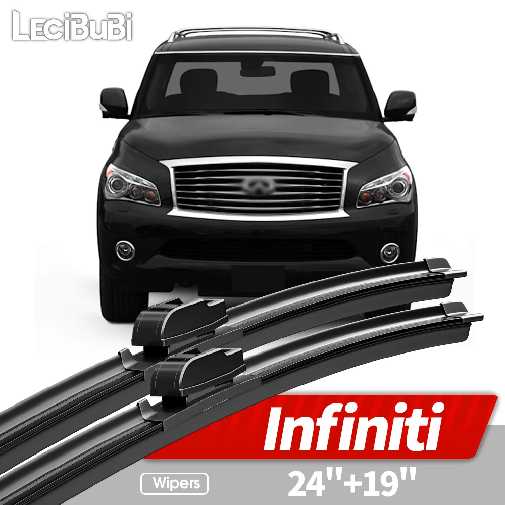 24"+19" For Infiniti QX56 QX70 QX80 FX37 FX50 M35 2006-2017Front Windshield Wiper Blades Windscreen Window Accessories
24"+19" For Infiniti QX56 QX70 QX80 FX37 FX50 M35 2006-2017Front Windshield Wiper Blades Windscreen Window Accessories