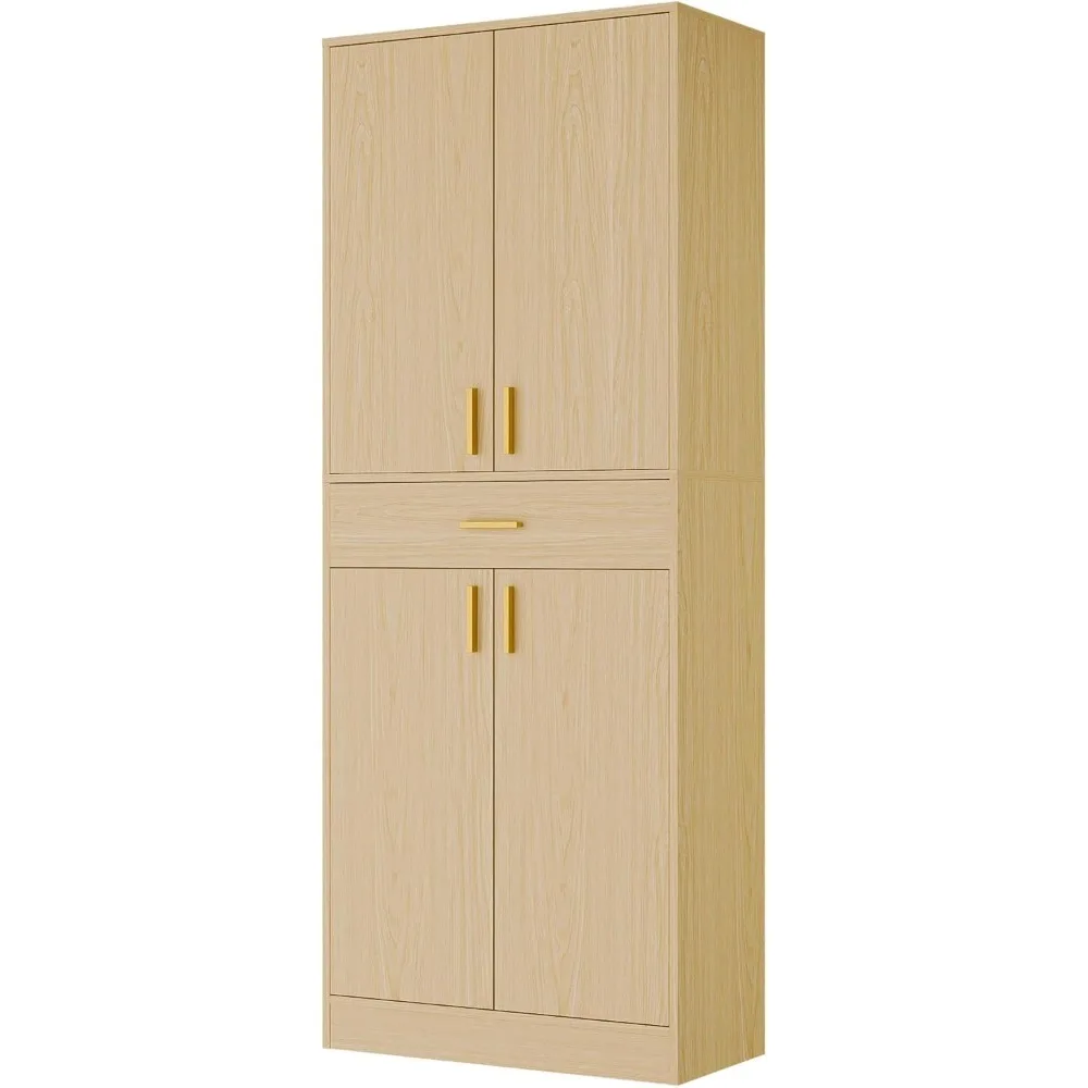 71-Inch Tall Freestanding Kitchen Storage Cabinet with Doors and Shelves - Cozy Castle Pantry Cupboard Utility Hutch
71-Inch Tall Freestanding Kitchen Storage Cabinet with Doors and Shelves - Cozy Castle Pantry Cupboard Utility Hutch