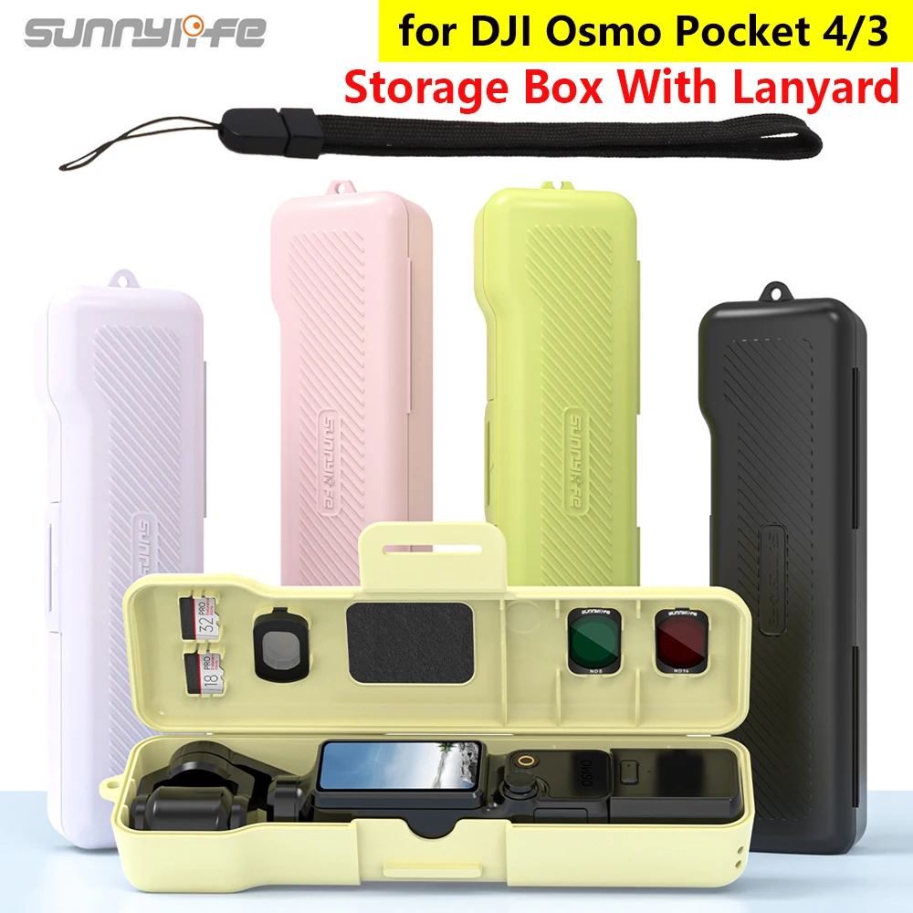 Sunnylife Case For DJI Osmo Pocket 4/Pocket 3 Protective Shell Anti Dust Camera Lens Cover Compact Storage Bag Box With Lanyard
Sunnylife Case For DJI Osmo Pocket 4/Pocket 3 Protective Shell Anti Dust Camera Lens Cover Compact Storage Bag Box With Lanyard
