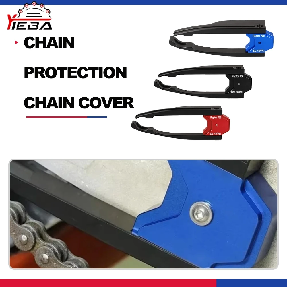 For Yamaha Raptor 700r se calif YFM700RSE CNC Chain Guide Guard Cover Protector Motorcycle 2009-2019 2018 2017 2016 2015 2014