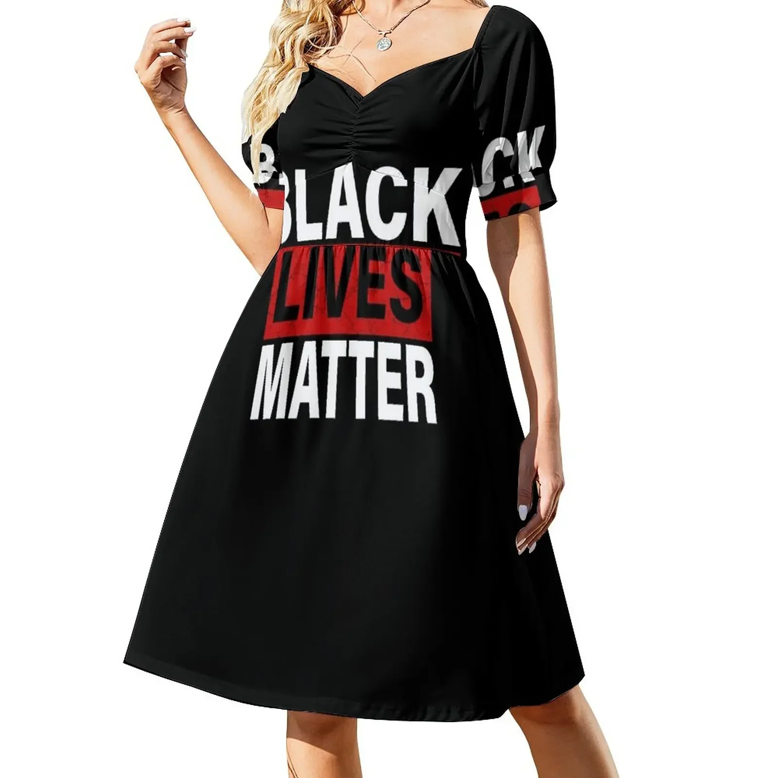 Black Lives Matter T-Shirt With Names Of Victims - BLM Short-Sleeved Dress Beachwear beach dress
Black Lives Matter T-Shirt With Names Of Victims - BLM Short-Sleeved Dress Beachwear beach dress