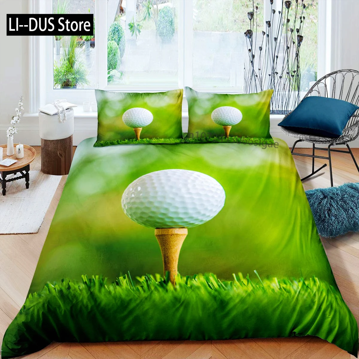 Golf Duvet Cover Set Golf Club Athlete Twin Bedding Set Microfiber Grass Leaf Branches Sports Game Theme Double King Quilt Cover
Golf Duvet Cover Set Golf Club Athlete Twin Bedding Set Microfiber Grass Leaf Branches Sports Game Theme Double King Quilt Cover