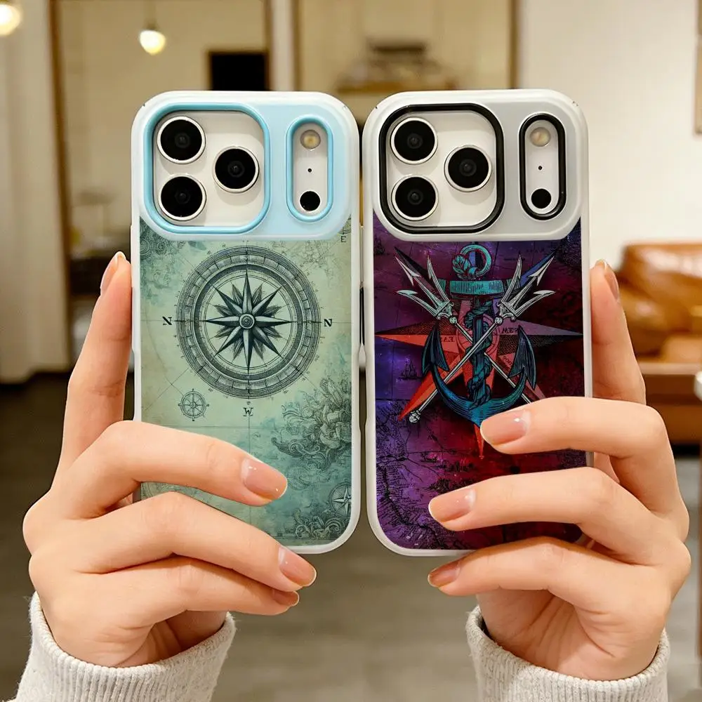 Art C-Compass S-Sailor Phone Case Colorful 2‑in‑1 Jelly Matte Clear Full Protection Case For iPhone 11‑17 Series
Art C-Compass S-Sailor Phone Case Colorful 2‑in‑1 Jelly Matte Clear Full Protection Case For iPhone 11‑17 Series