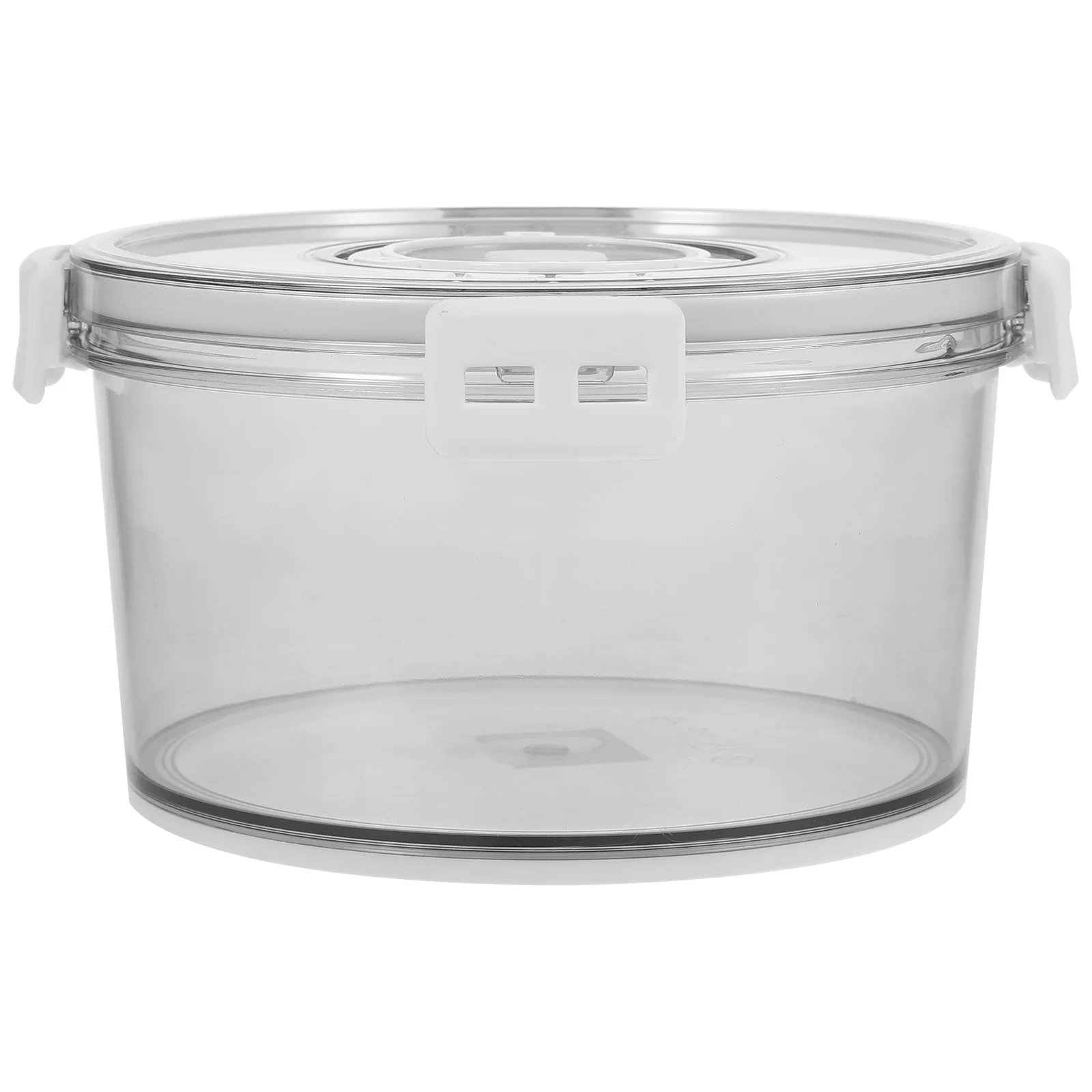 1pc Round Food Storage Container 4-Sided Lock Sealed Ring Fridge Freezer Vegetable Bread Snacks Stackable Refrigerator
1pc Round Food Storage Container 4-Sided Lock Sealed Ring Fridge Freezer Vegetable Bread Snacks Stackable Refrigerator