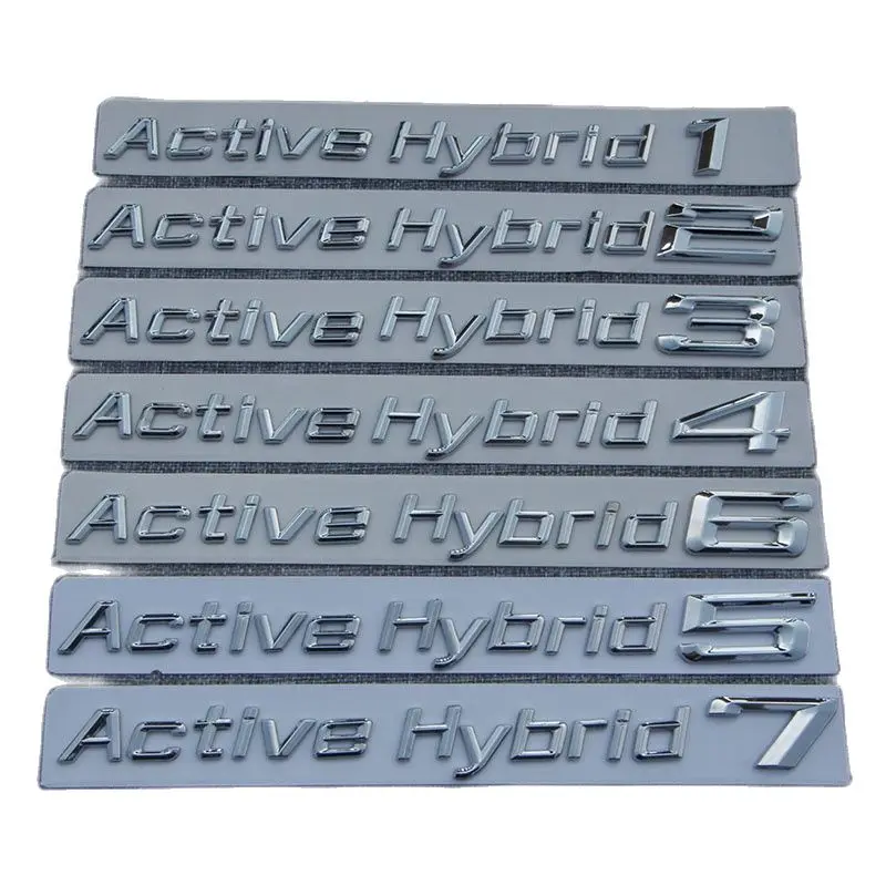 Chrome Silver Plastic ABS Car Trunk Rear Sides Letters Badges Emblems for BMW Active Hybrid 1 2 3 4 5 6 7 8 car sticker emblem
Chrome Silver Plastic ABS Car Trunk Rear Sides Letters Badges Emblems for BMW Active Hybrid 1 2 3 4 5 6 7 8 car sticker emblem