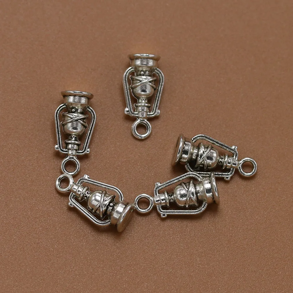 10Pcs Alloy Lantern Charms Vintage Memorial Pendant Silver for DIY Jewelry Making Necklace Bracelet Accessories
10Pcs Alloy Lantern Charms Vintage Memorial Pendant Silver for DIY Jewelry Making Necklace Bracelet Accessories