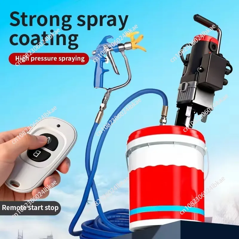 Multi-functional electric high-pressure sprayer, suitable for paint spray guns, putty powder, waterproof coatings
Multi-functional electric high-pressure sprayer, suitable for paint spray guns, putty powder, waterproof coatings