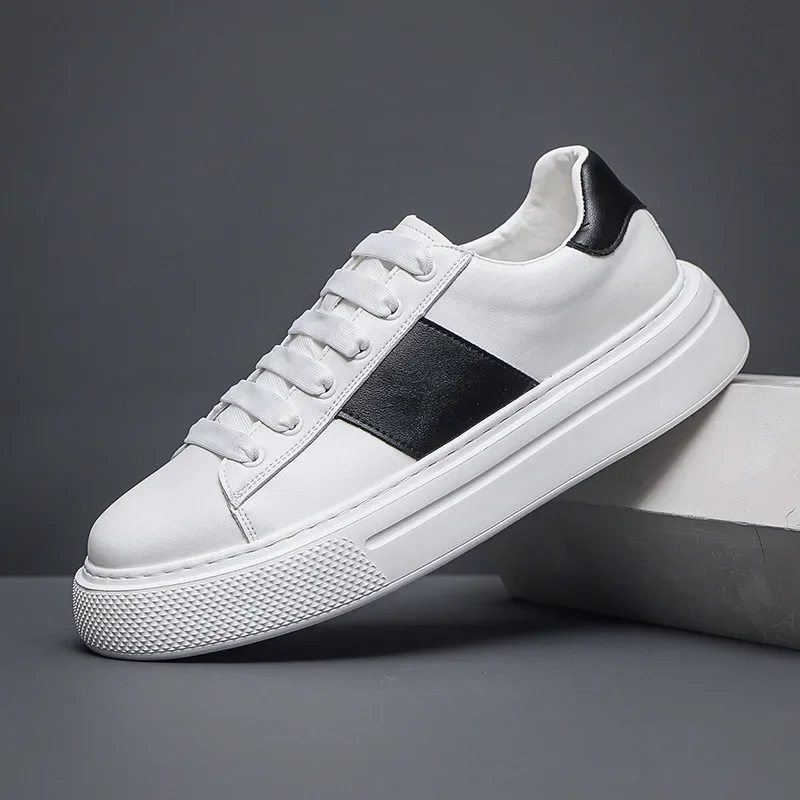 New Platform Leather Sneakers for Men Designer Casual Men's Luxury Board Shoes Fashion Spring Autumn Sports Zapatos Hombre
New Platform Leather Sneakers for Men Designer Casual Men's Luxury Board Shoes Fashion Spring Autumn Sports Zapatos Hombre