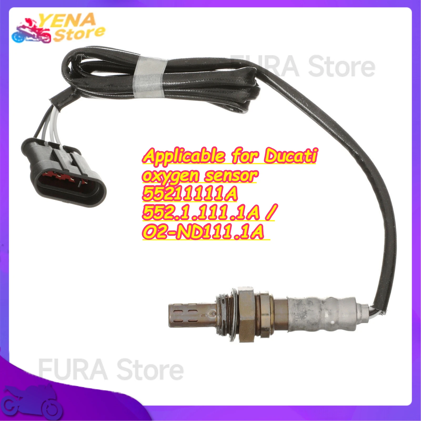 New applicable for Ducati oxygen sensor 55211111A 552.1.111.1A / O2-ND111.1A - O2 oxygen sensor motorcycle part
New applicable for Ducati oxygen sensor 55211111A 552.1.111.1A / O2-ND111.1A - O2 oxygen sensor motorcycle part