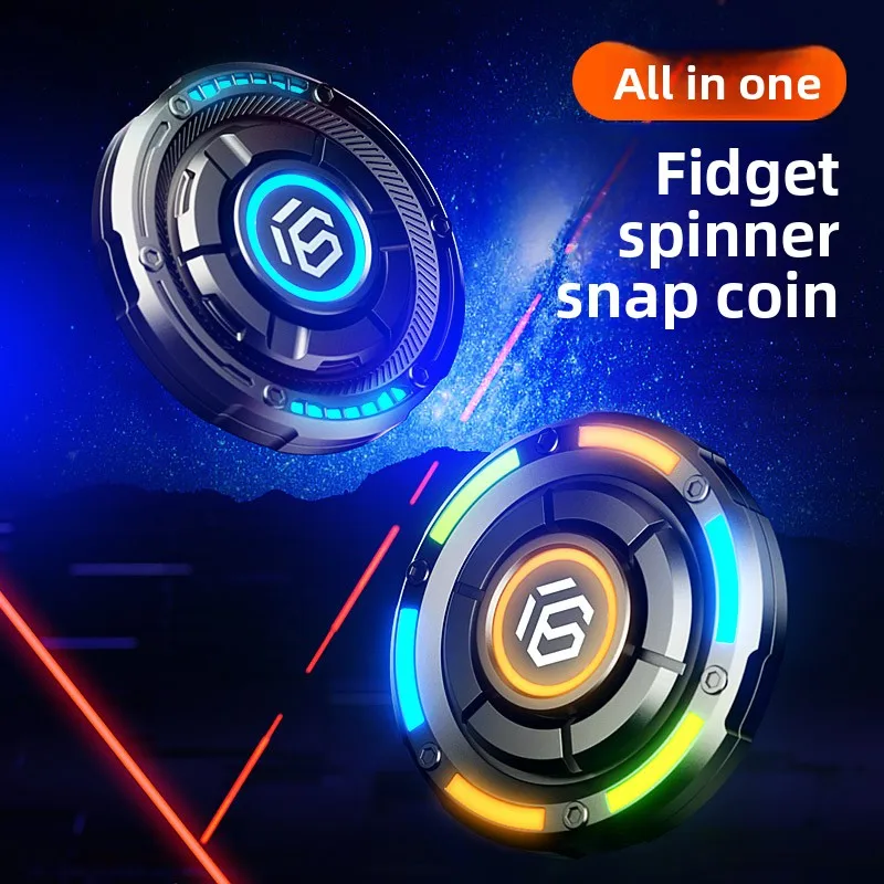Traveler Fidget Spinner Stress Relief Toy, Infinite Alloy Metal Click Coin Push Slider EDC Decompression Gadget for Adults
Traveler Fidget Spinner Stress Relief Toy, Infinite Alloy Metal Click Coin Push Slider EDC Decompression Gadget for Adults