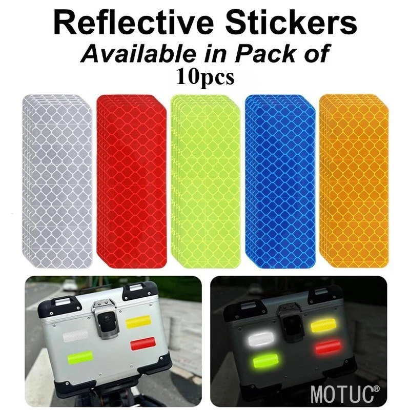 10Pcs/1Set Safety Reflective Warning Tape Strip Stickers Waterproof Self-adhesive for Motorcycle Helmet Box Car Bumper Scooter
10Pcs/1Set Safety Reflective Warning Tape Strip Stickers Waterproof Self-adhesive for Motorcycle Helmet Box Car Bumper Scooter