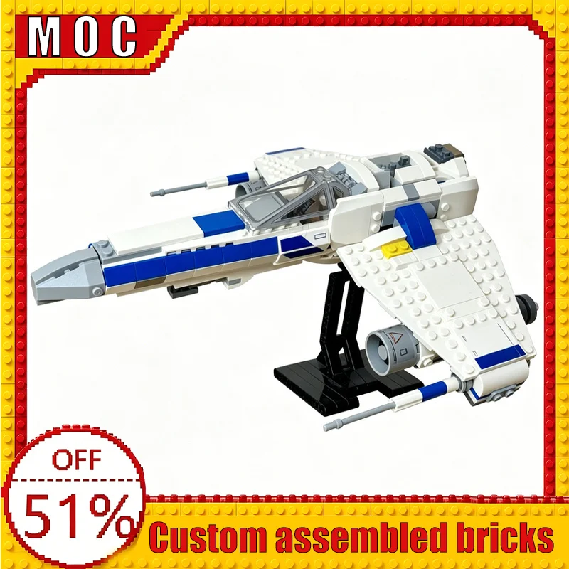 402PCS Starfighter 3‑In‑1 Alternate Builds Bundle‑75460 New X‑Wing War Series Multi‑MOC Model Building Blocks DIY Assembly Gift
402PCS Starfighter 3‑In‑1 Alternate Builds Bundle‑75460 New X‑Wing War Series Multi‑MOC Model Building Blocks DIY Assembly Gift