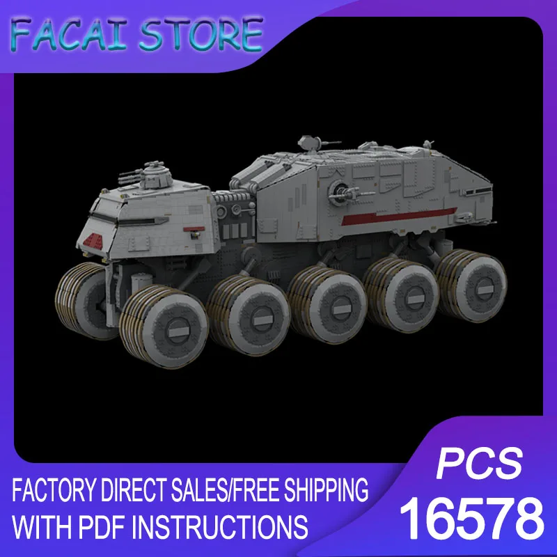 Star Movie Model Moc Building Bricks Modular Republic Turbo Tank Model Technology Block Christmas DIY Toy Construction Gift
Star Movie Model Moc Building Bricks Modular Republic Turbo Tank Model Technology Block Christmas DIY Toy Construction Gift