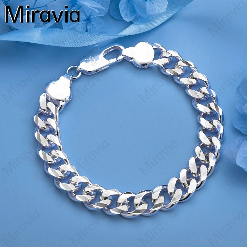 Miravia 925 Sterling Silver Cuban Chain One To One Bracelet Exquisite Fashion Women Holiday Gift Jewelry
Miravia 925 Sterling Silver Cuban Chain One To One Bracelet Exquisite Fashion Women Holiday Gift Jewelry