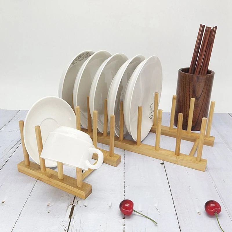 Wooden Multifunction Kitchen Organizer Durable Drying Pot Lid Holder Book Display Stand Cups Shelf Dish Drain Rack
Wooden Multifunction Kitchen Organizer Durable Drying Pot Lid Holder Book Display Stand Cups Shelf Dish Drain Rack