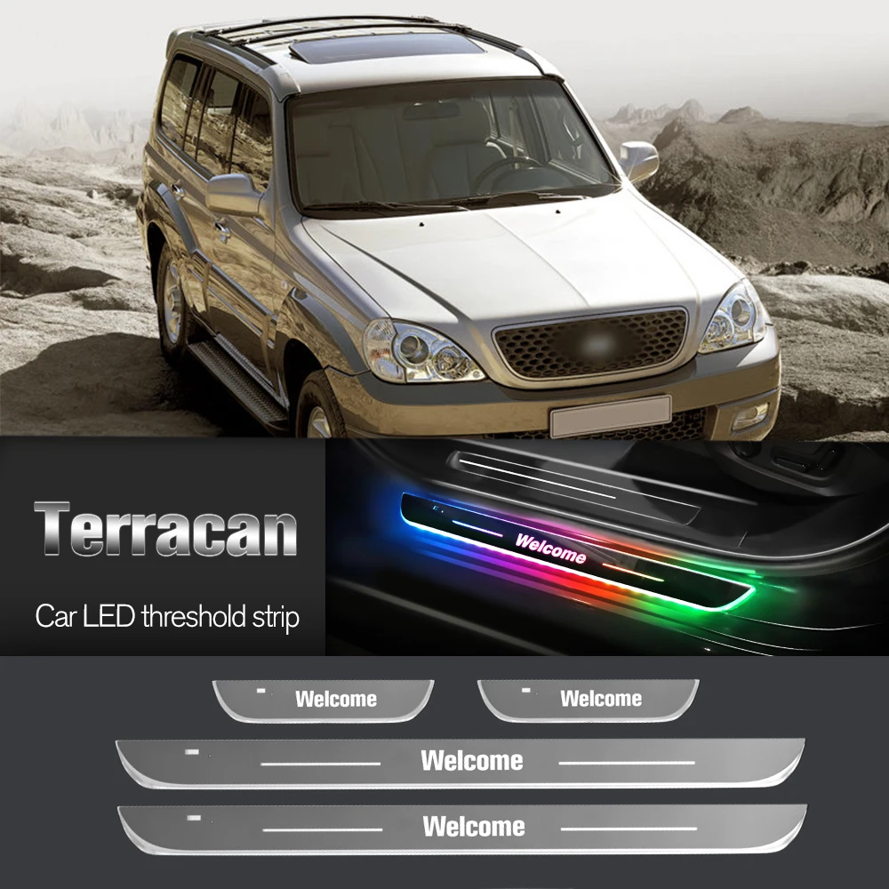 Car Door Sill Light For Hyundai Terracan 2001-2007 2002 2003 2006 Customized Logo LED Welcome Threshold Pedal Lamp Accessories
Car Door Sill Light For Hyundai Terracan 2001-2007 2002 2003 2006 Customized Logo LED Welcome Threshold Pedal Lamp Accessories