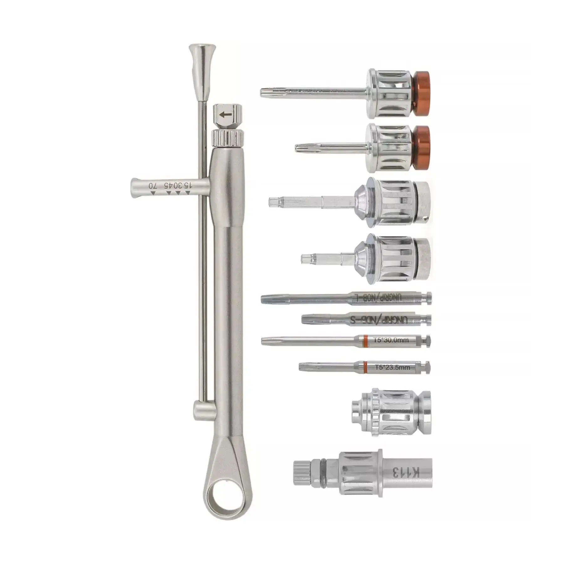 Implant Compatible Nobel Biocare K113 Multi-unit Abutment Driver 7MM Torque Wrench Adapter T5 Hand Driver T5 Latch Driver
Implant Compatible Nobel Biocare K113 Multi-unit Abutment Driver 7MM Torque Wrench Adapter T5 Hand Driver T5 Latch Driver