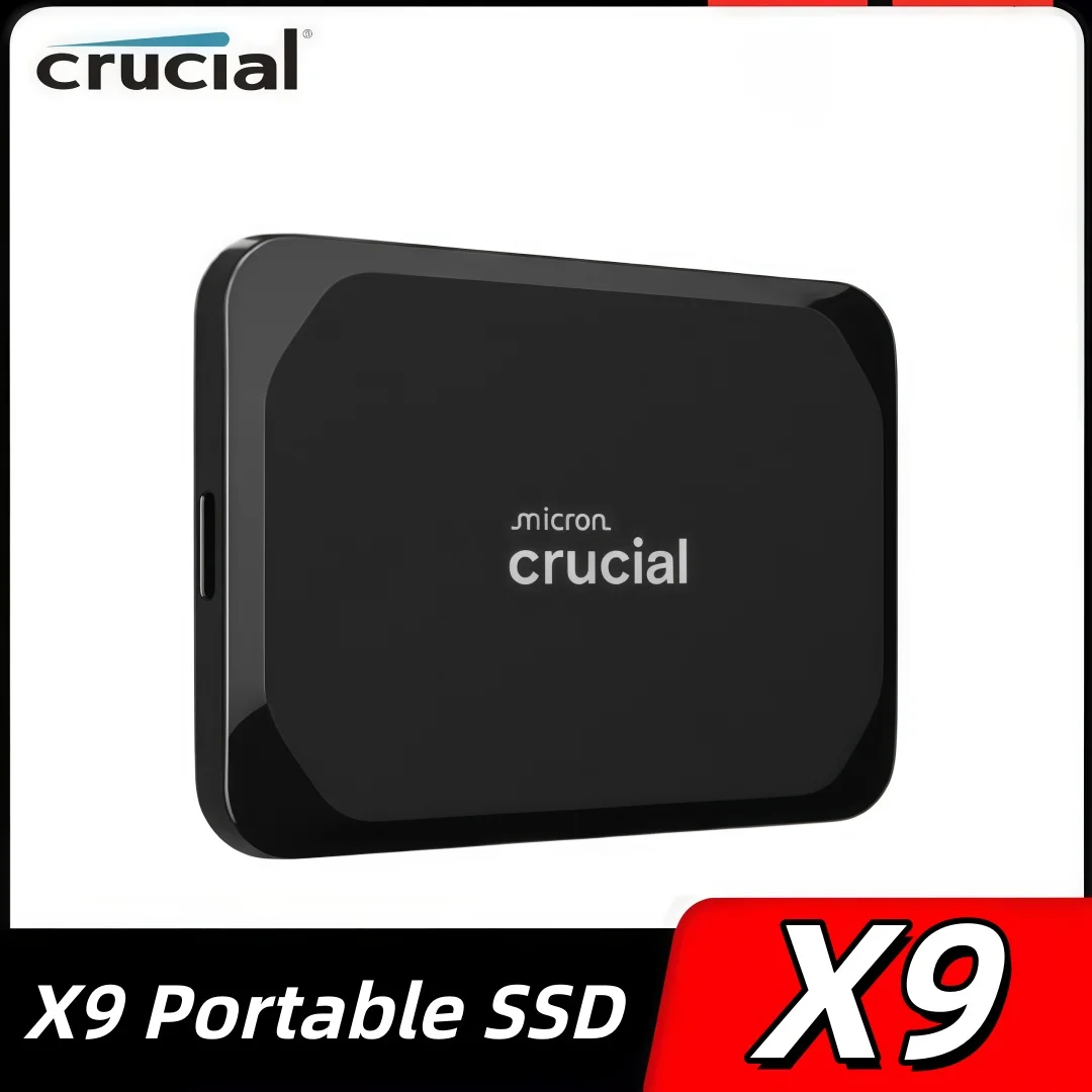 Crucial X9 1TB Portable SSD Up to 1050MB/s USB 3.2 USB-C External Solid State Drive For Windows Mac & Android Reliable Storage
Crucial X9 1TB Portable SSD Up to 1050MB/s USB 3.2 USB-C External Solid State Drive For Windows Mac & Android Reliable Storage