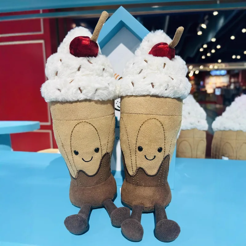 Jelly Cat 25cm Chocolate Milkshake 10cm Ice Cream Doll Desktop Decoration Cat And Dog Companion Toy Pet Holiday Gift
Jelly Cat 25cm Chocolate Milkshake 10cm Ice Cream Doll Desktop Decoration Cat And Dog Companion Toy Pet Holiday Gift