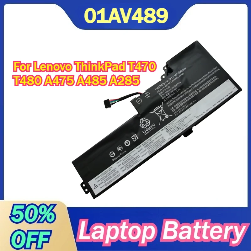 01AV489 Battery for Lenovo ThinkPad T470 T480 A475 A485 A285 Compatible 01AV419 01AV420 01AV421 01AV489 SB10K97576 SB10K97578
01AV489 Battery for Lenovo ThinkPad T470 T480 A475 A485 A285 Compatible 01AV419 01AV420 01AV421 01AV489 SB10K97576 SB10K97578